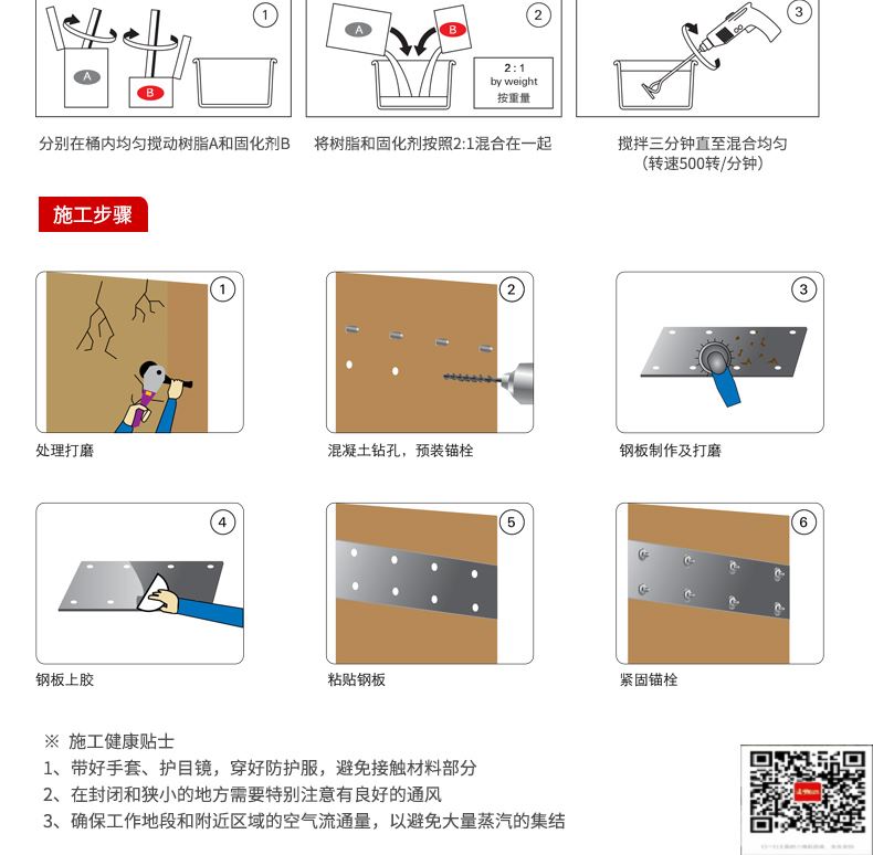 包钢平桥粘钢加固施工过程